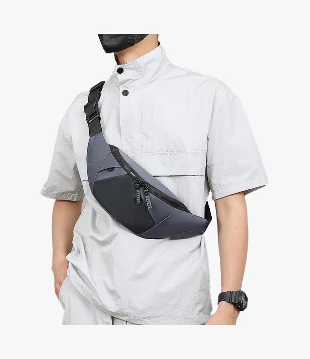 Carry-All Crossbody Waist Bag - Adjustable Sling Chest Bag for Men in Bangladesh